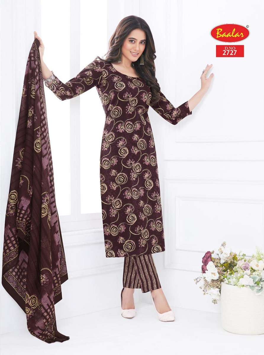 Baalar Zaara Vol-27 -Dress Material -Wholesale Catalog