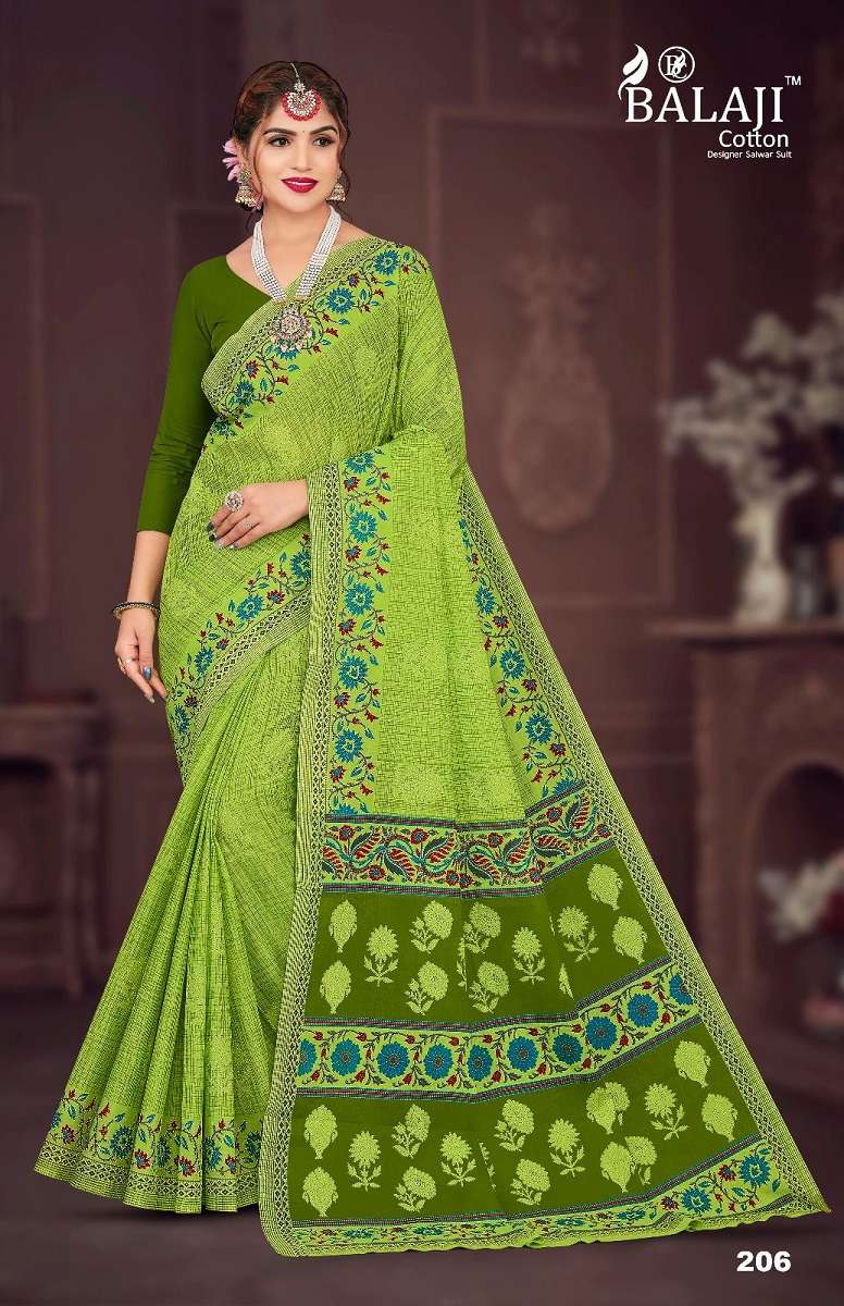 Balaji Anushka Vol -2 – Cotton Saree -Wholesale Catalog