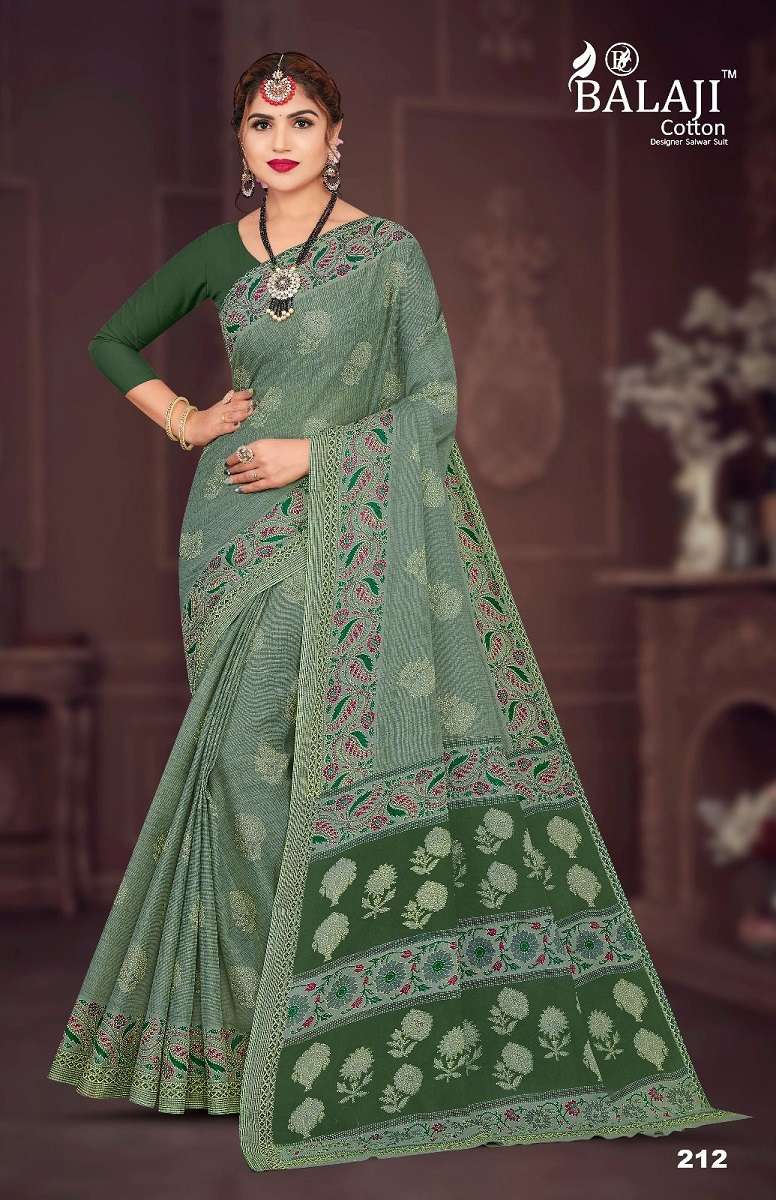 Balaji Anushka Vol -2 – Cotton Saree -Wholesale Catalog