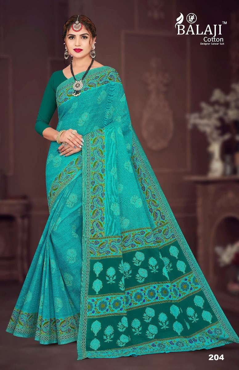 Balaji Anushka Vol -2 – Cotton Saree -Wholesale Catalog