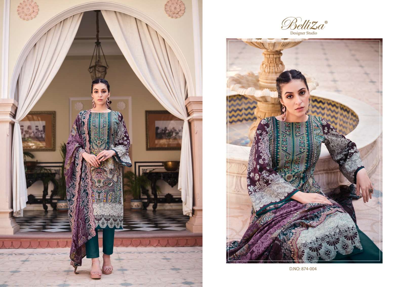 Belliza Guzarish Vol 2 Premium Cotton Dress Material Wholesale catalog