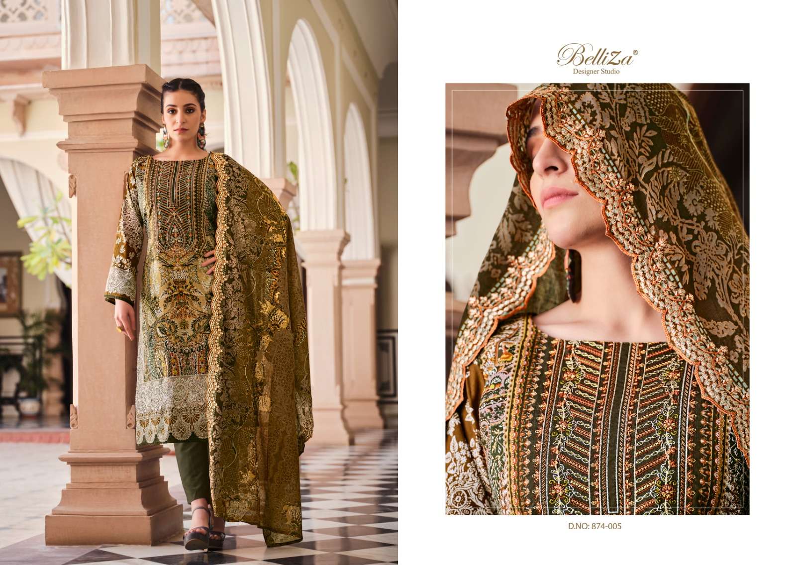Belliza Guzarish Vol 2 Premium Cotton Dress Material Wholesale catalog