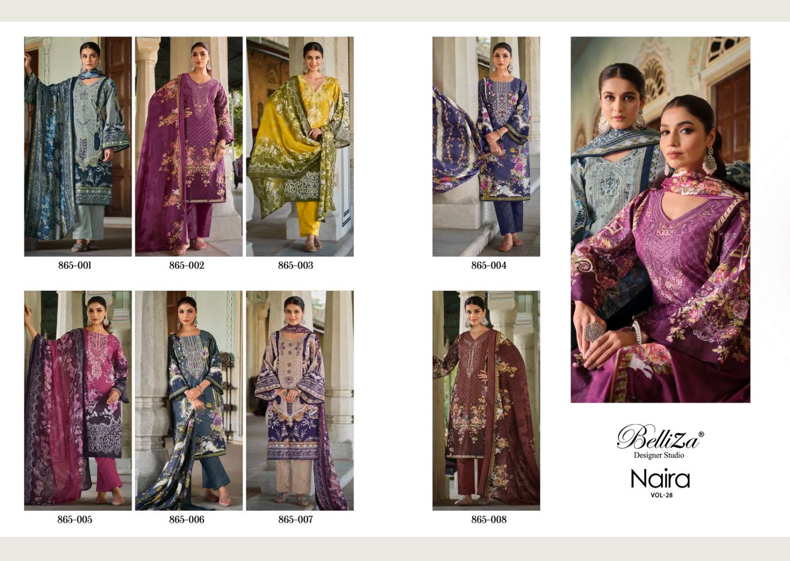 Belliza Naira Vol 28 Dress Material Wholesale catalog