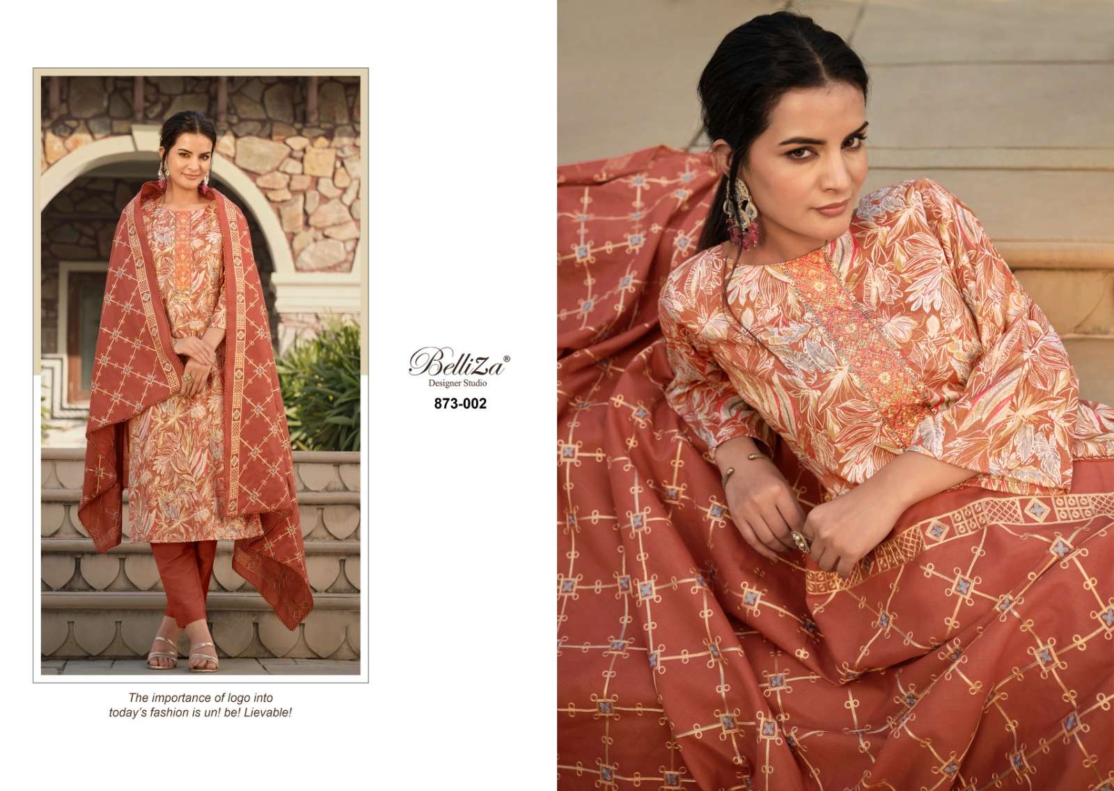 Belliza Sophia Blossom Dress Material Wholesale catalog