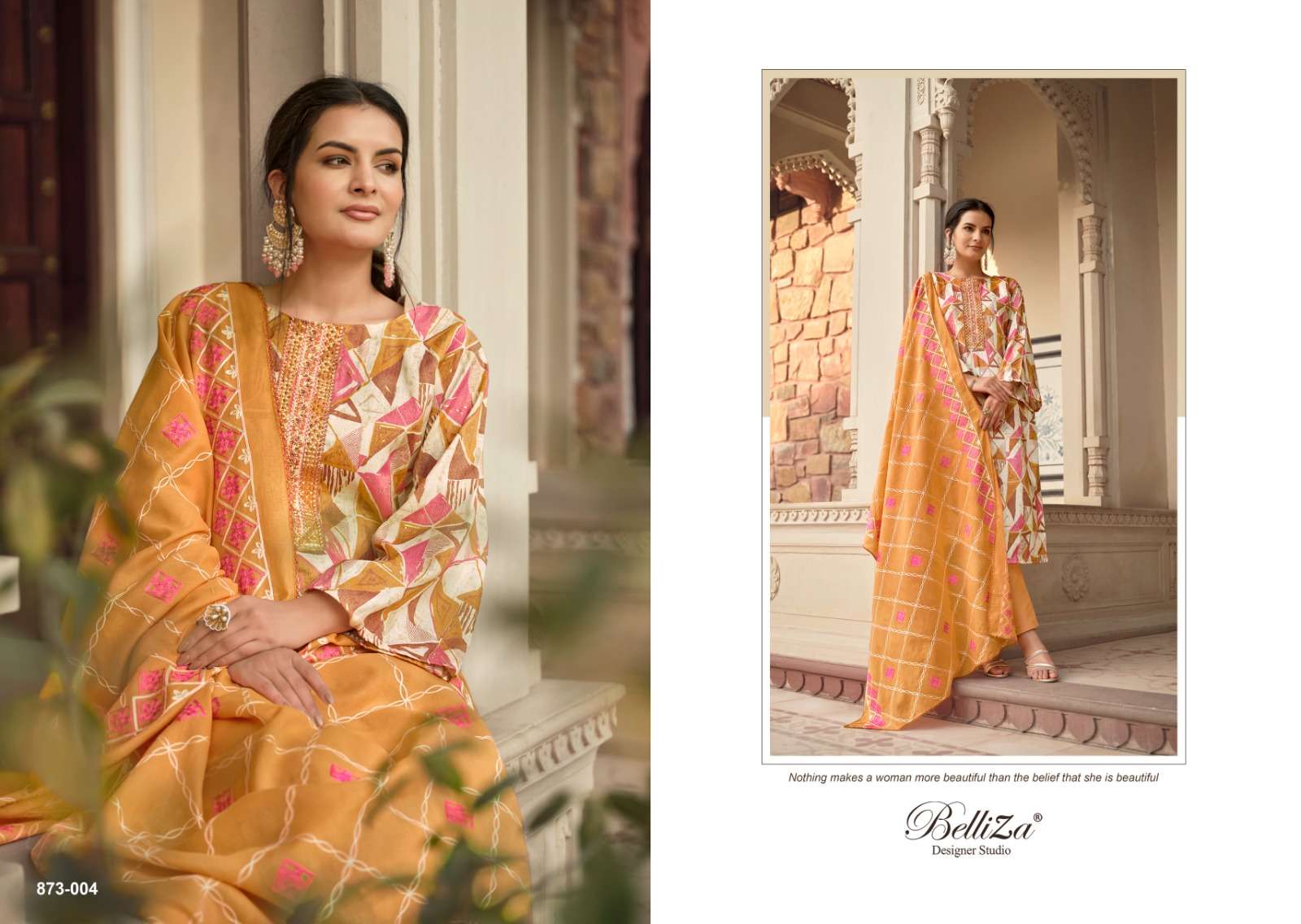Belliza Sophia Blossom Dress Material Wholesale catalog