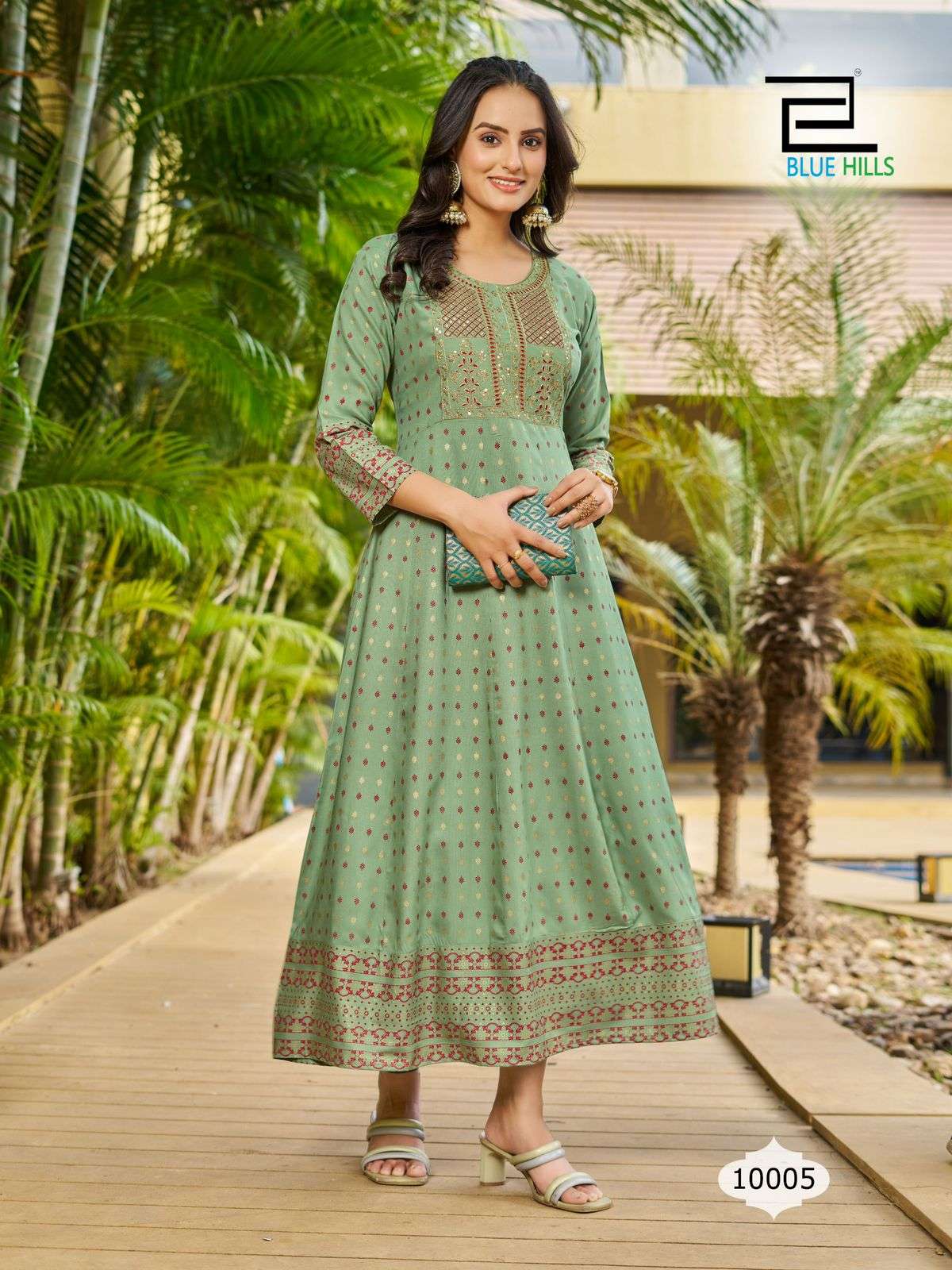 BLUE HILLS Sandwich Vol.10 Kurti Wholesale catalog