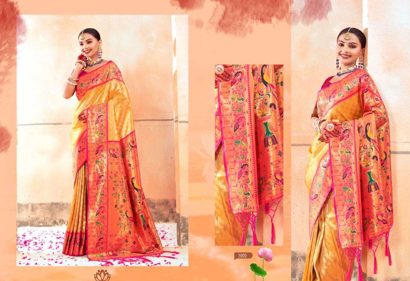 BUNAWAT DEEPMALA Paithani Silk Saree Wholesale catalog