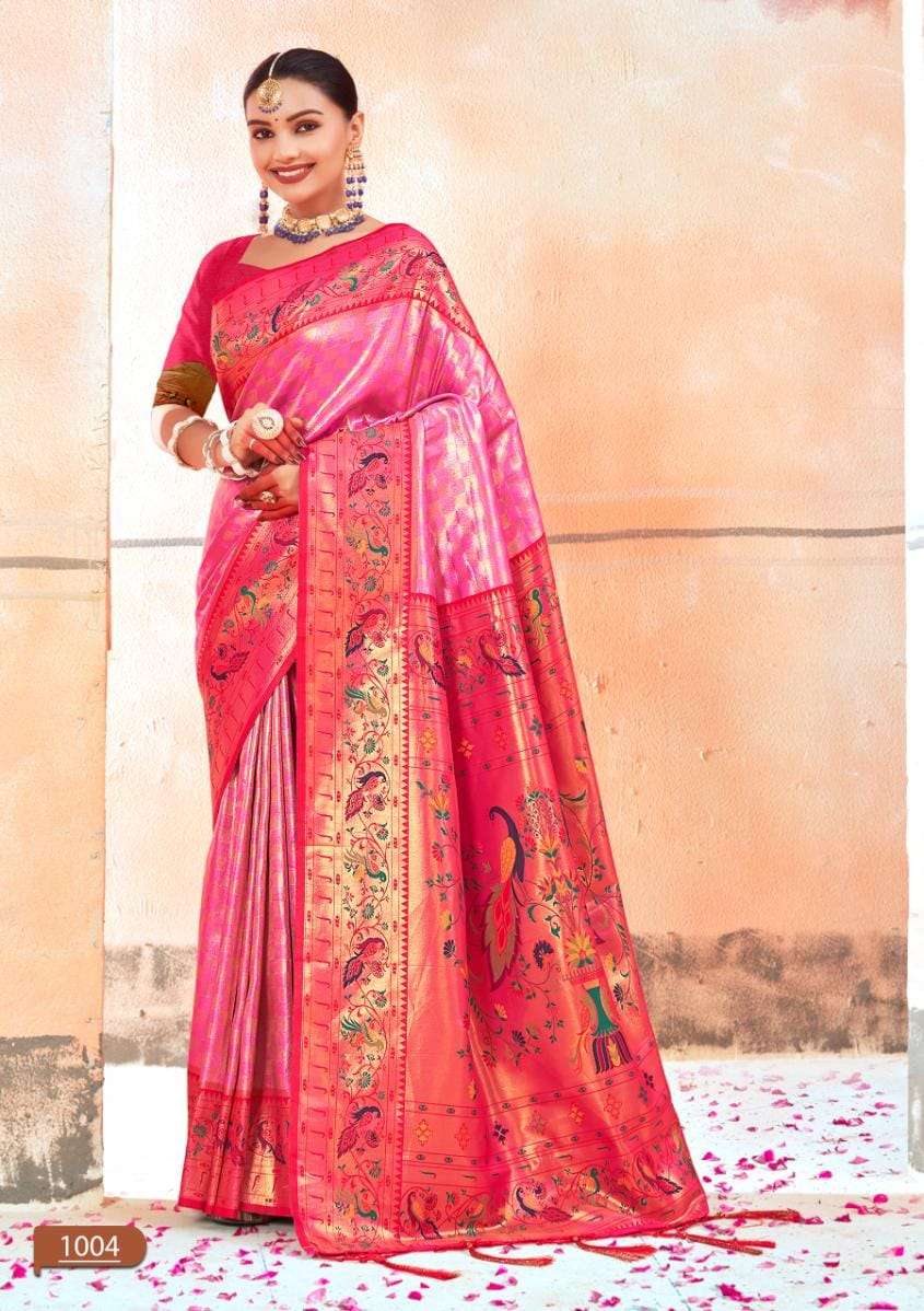 BUNAWAT DEEPMALA Paithani Silk Saree Wholesale catalog