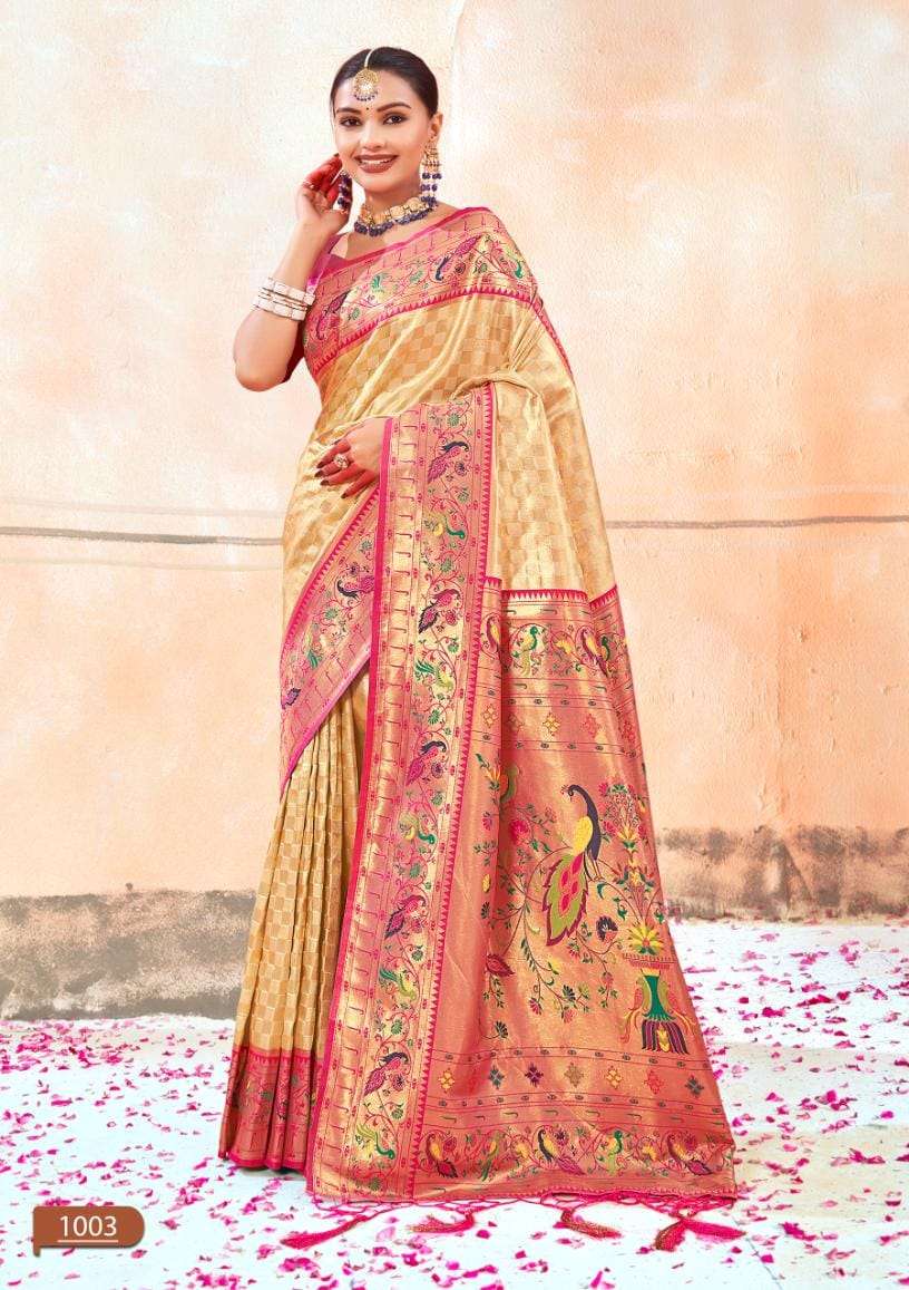 BUNAWAT DEEPMALA Paithani Silk Saree Wholesale catalog