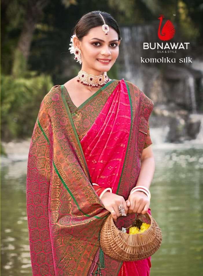 BUNAWAT KOMOLIKA SILK Banarasi Silk Saree Wholesale catalog
