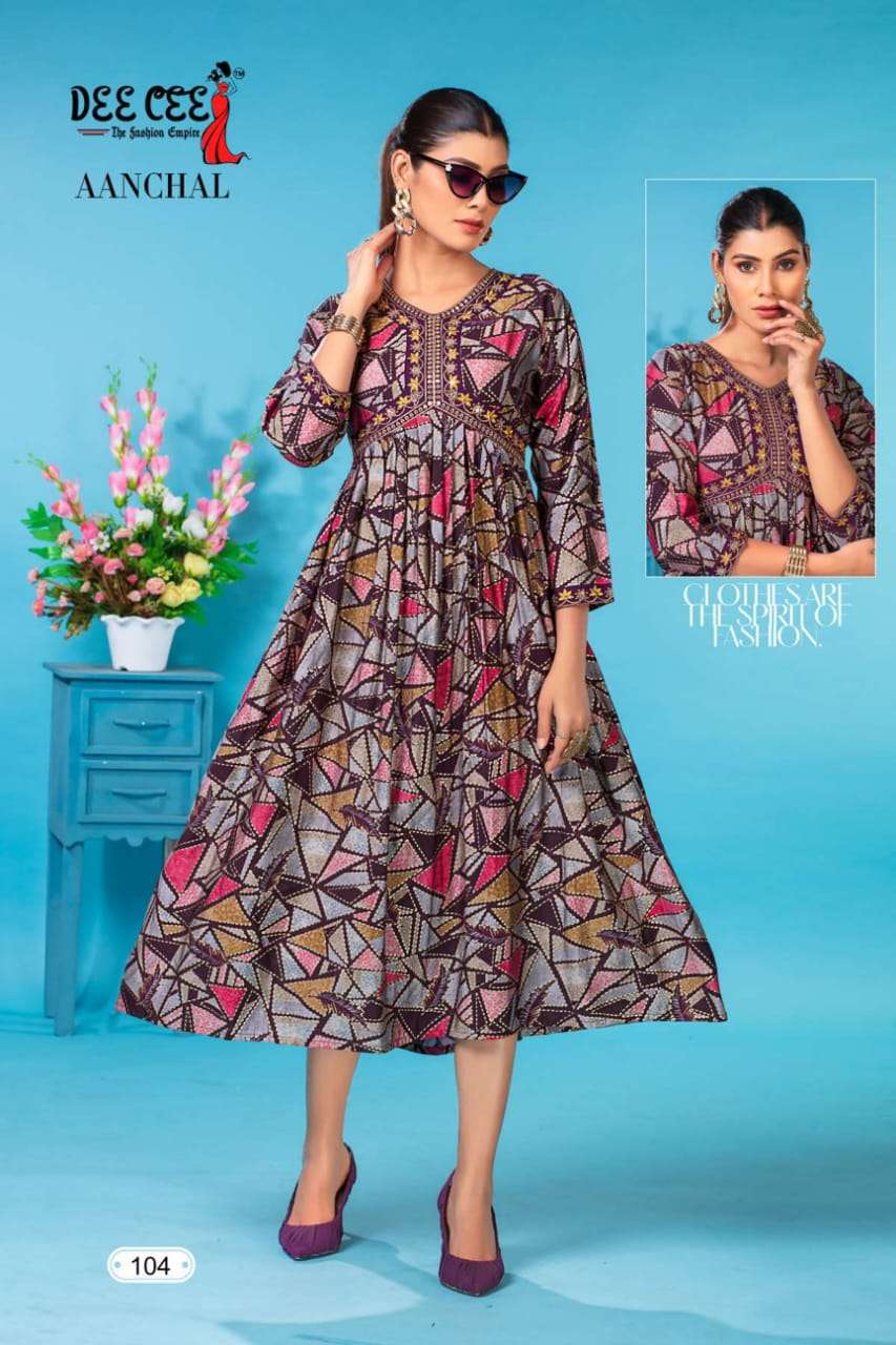 DEECEE AANCHAL Kurti Wholesale catalog