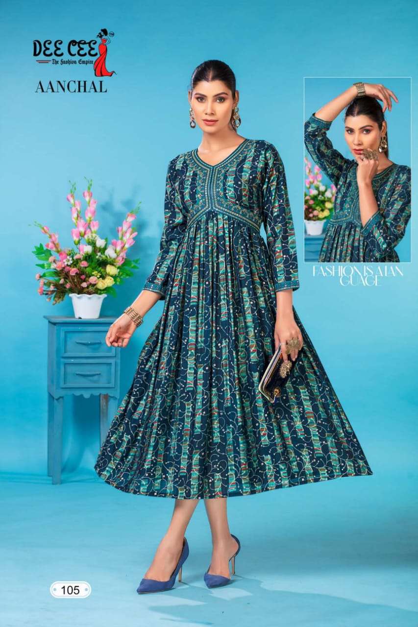 DEECEE AANCHAL Kurti Wholesale catalog