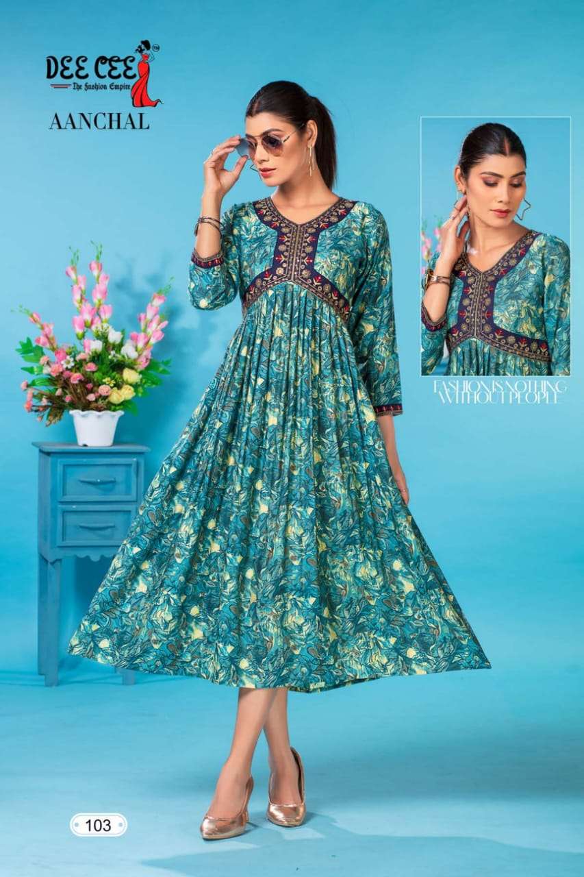 DEECEE AANCHAL Kurti Wholesale catalog