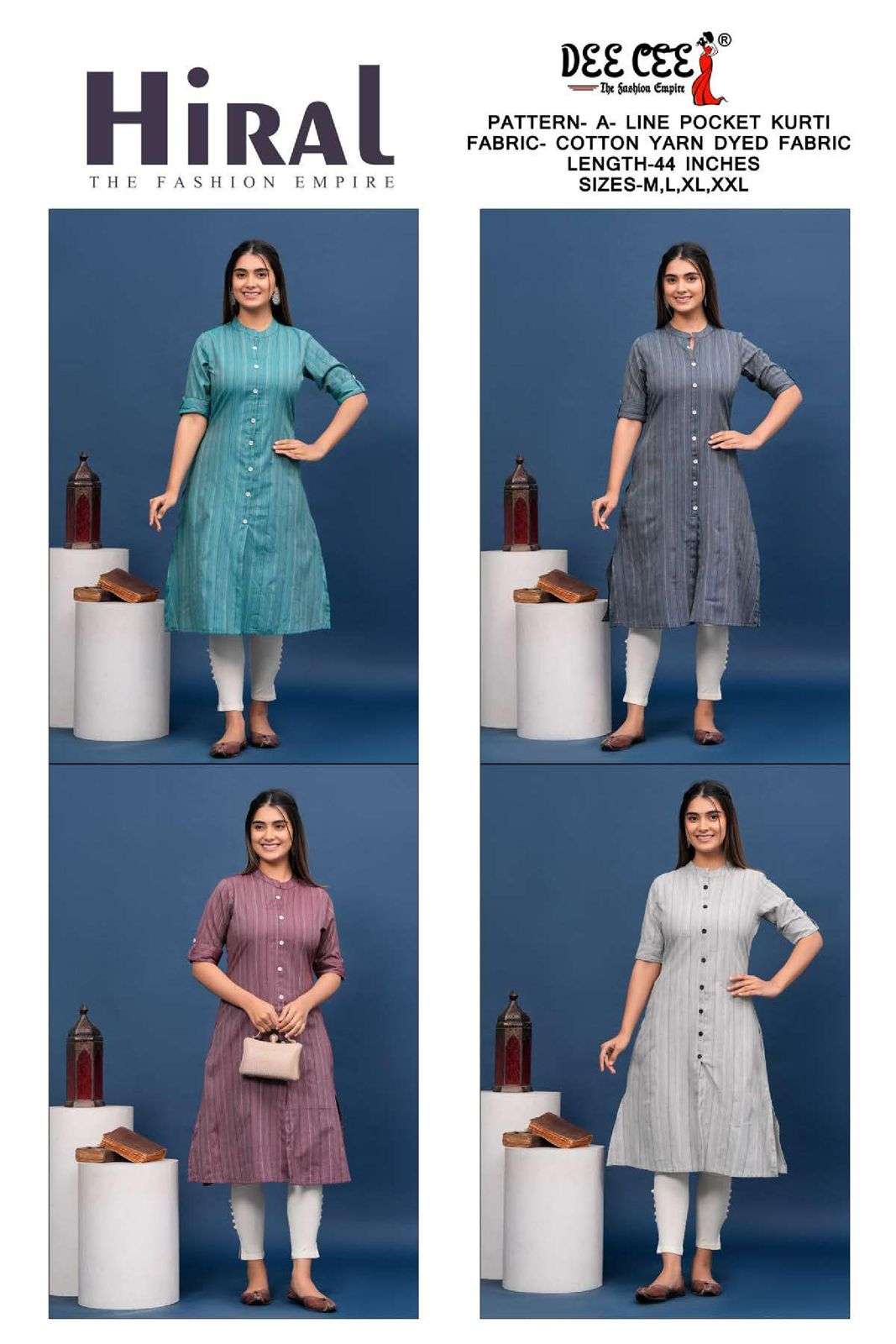 DEECEE HIRAL Kurti Wholesale catalog