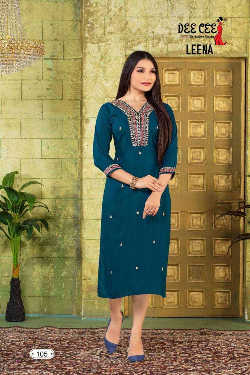 DEECEE LEENA Kurti Wholesale catalog
