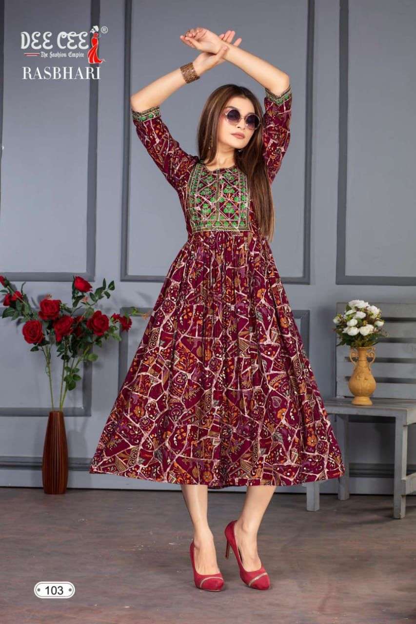 DEECEE RASBHARI Kurti Wholesale catalog