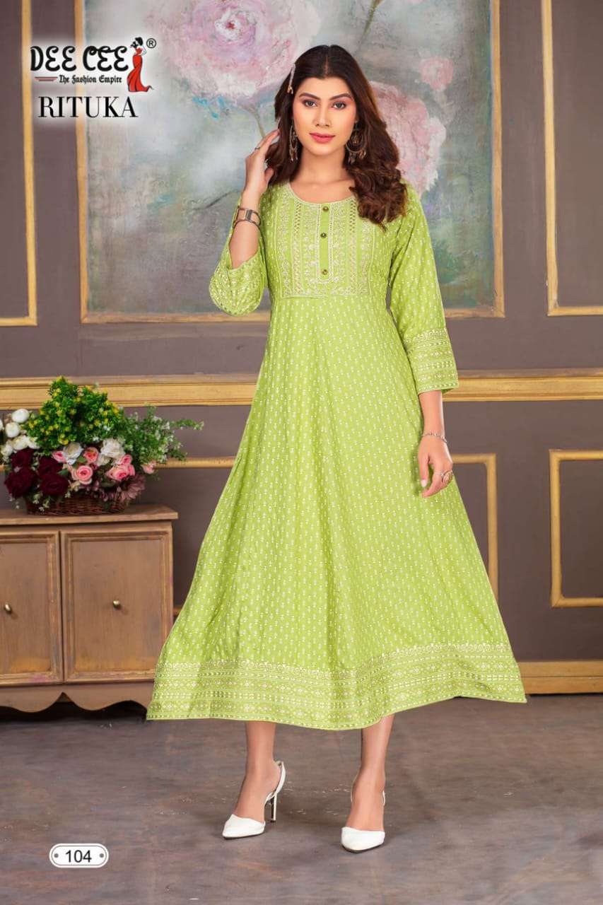 DEECEE RITUKA Kurti Wholesale catalog