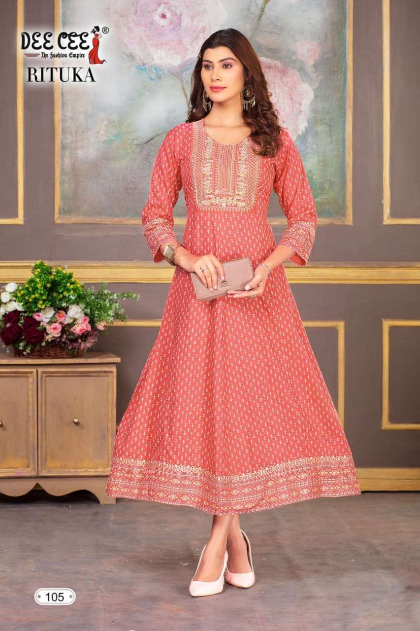 DEECEE RITUKA Kurti Wholesale catalog
