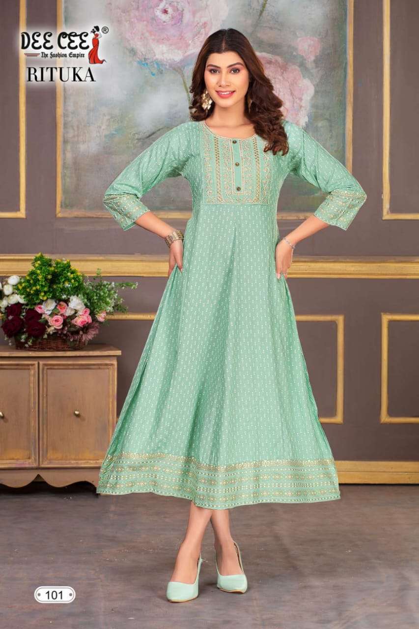 DEECEE RITUKA Kurti Wholesale catalog