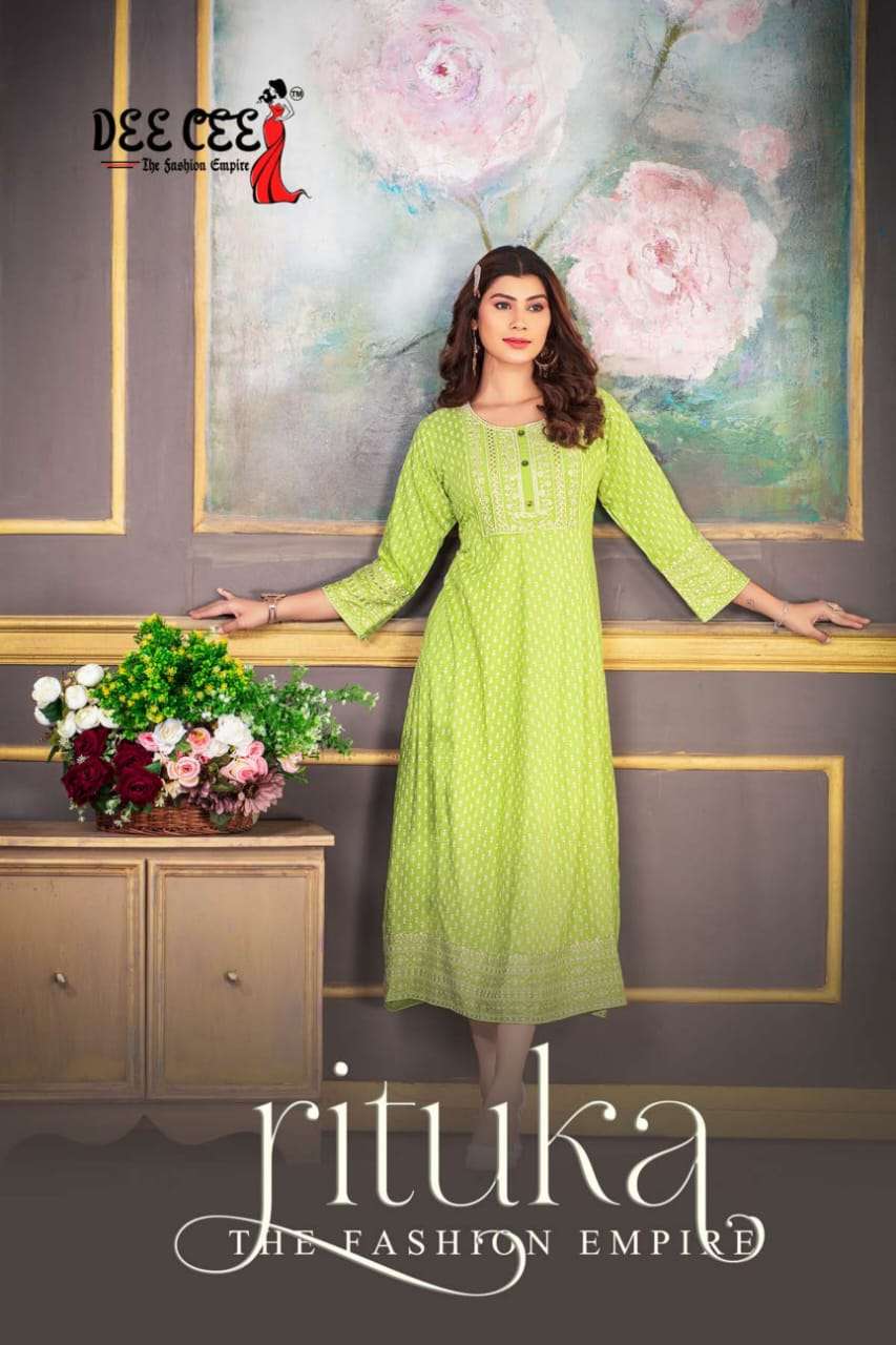 DEECEE RITUKA Kurti Wholesale catalog