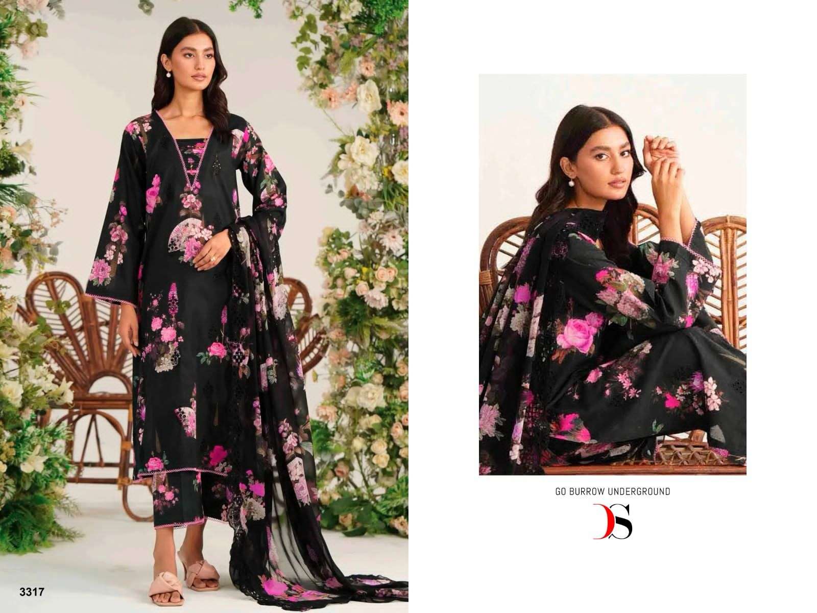 Deepsy Charizma Rang E Bahar Cotton Dupatta Pakistani Suits Wholesale catalog