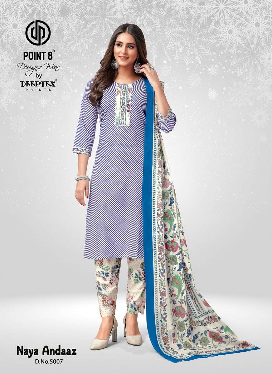 Deeptex naya andaz vol-5 -kurti pant with dupatta -Wholesale Catalog