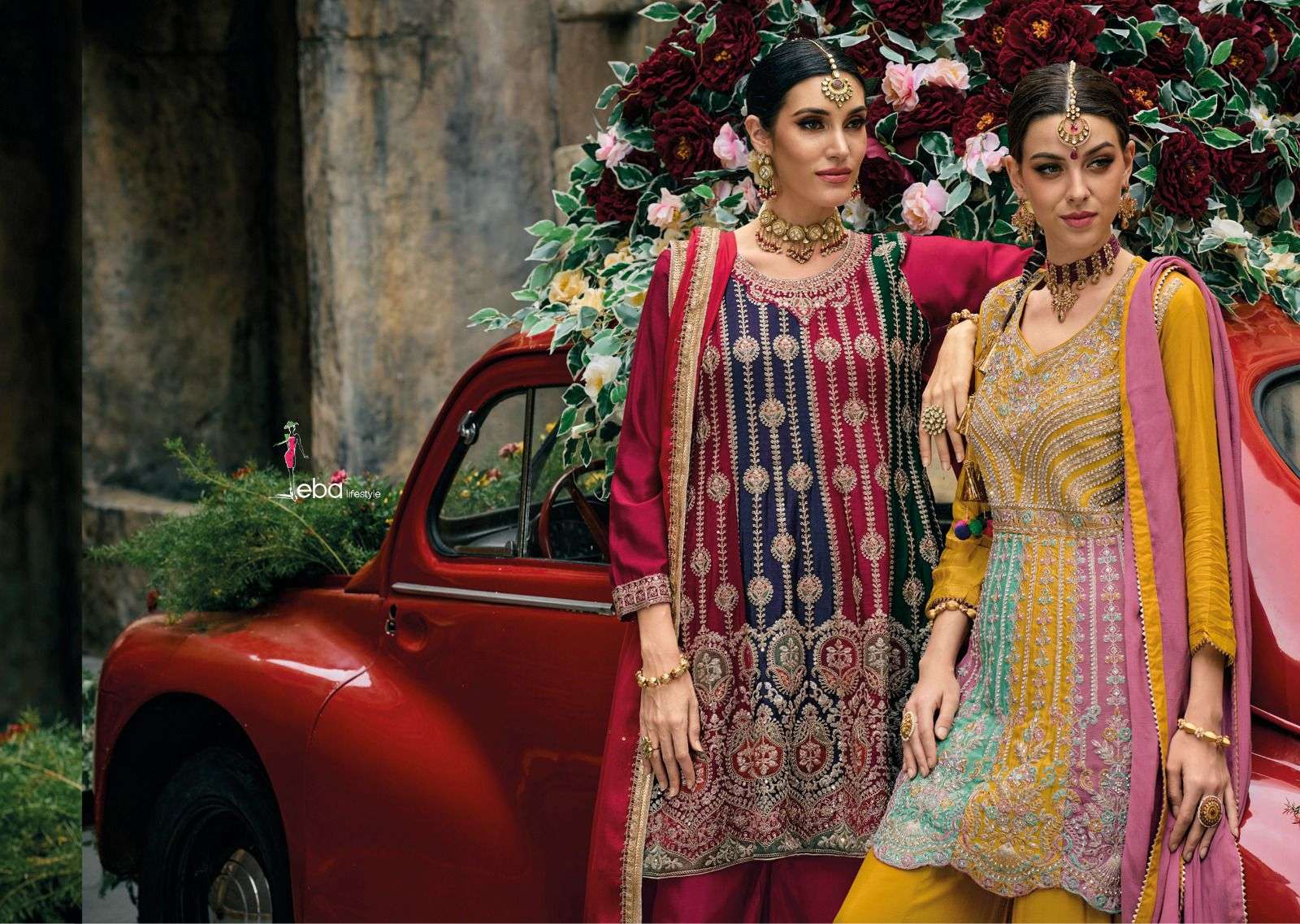 Eba Barbie Wedding Wear Heavy Salwar Kameez Wholesale catalog