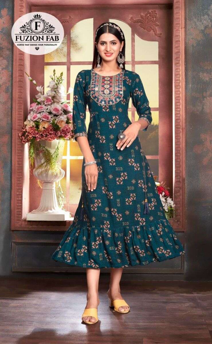 Fuzion Fab FANCY GOWN vol 1 Kurti Wholesale catalog