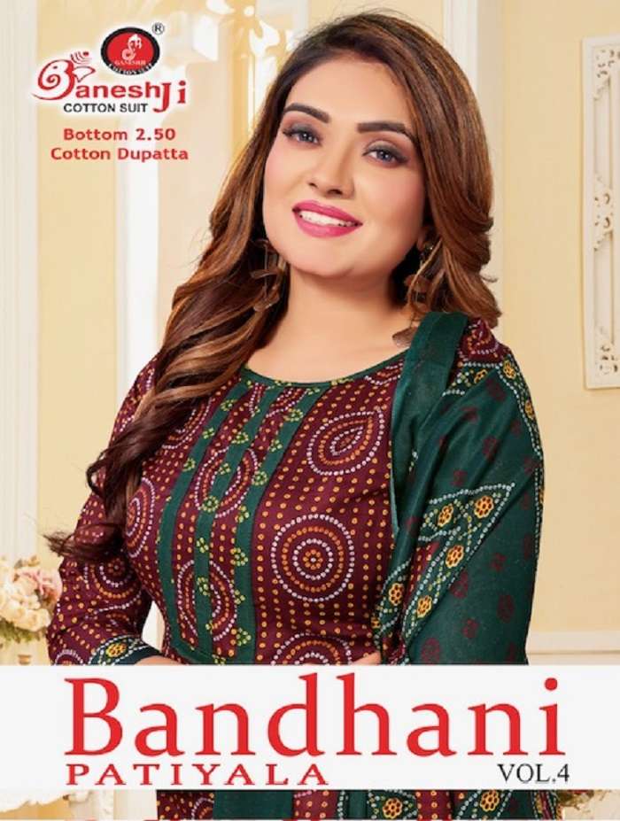 Ganeshji Bandhni Vol-4 -Dress Material -Wholesale Catalog