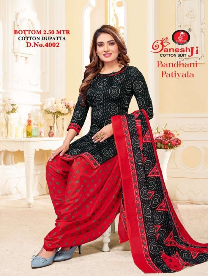Ganeshji Bandhni Vol-4 -Dress Material -Wholesale Catalog