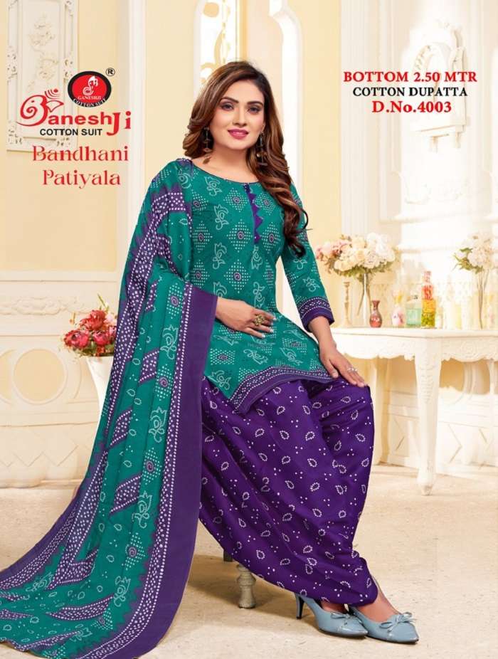 Ganeshji Bandhni Vol-4 -Dress Material -Wholesale Catalog