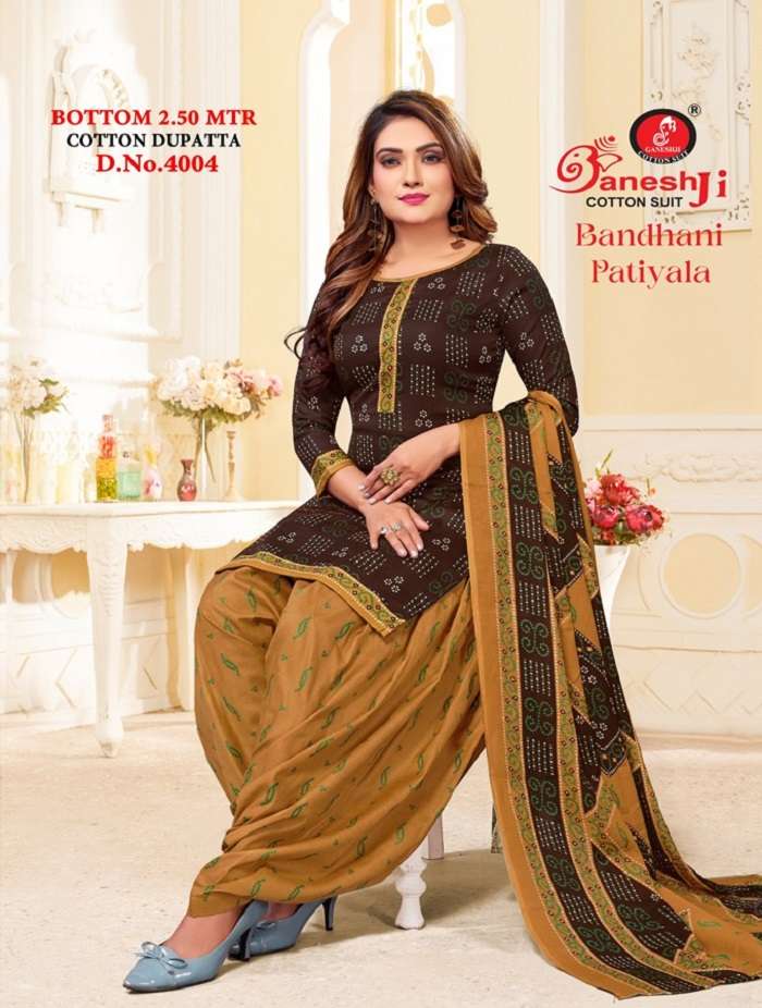 Ganeshji Bandhni Vol-4 -Dress Material -Wholesale Catalog