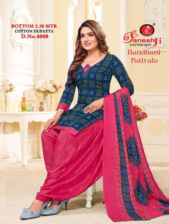 Ganeshji Bandhni Vol-4 -Dress Material -Wholesale Catalog
