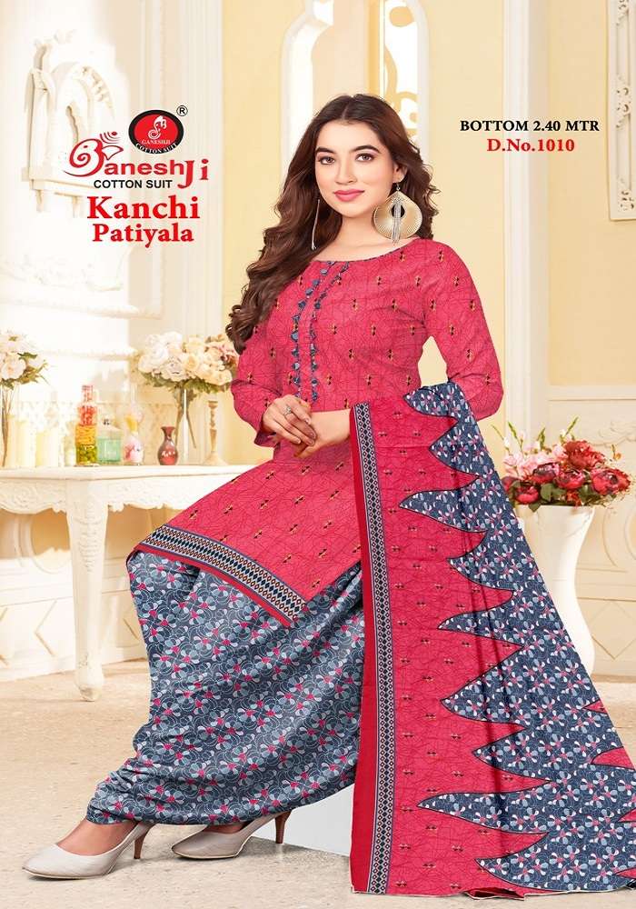 Ganeshji Kanchi Patiyala Vol-3 -Dress Material -Wholesale Catalog