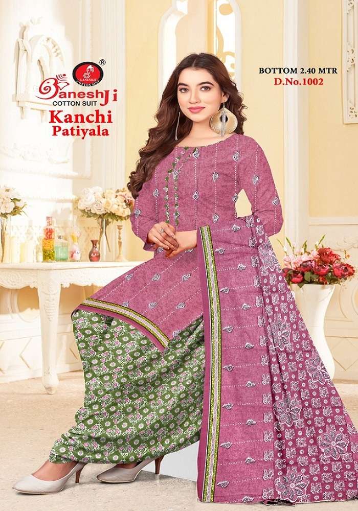 Ganeshji Kanchi Patiyala Vol-3 -Dress Material -Wholesale Catalog