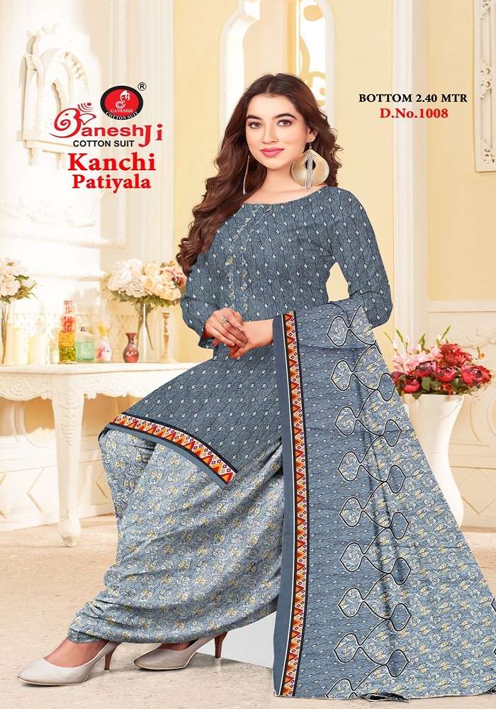 Ganeshji Kanchi Patiyala Vol-3 -Dress Material -Wholesale Catalog