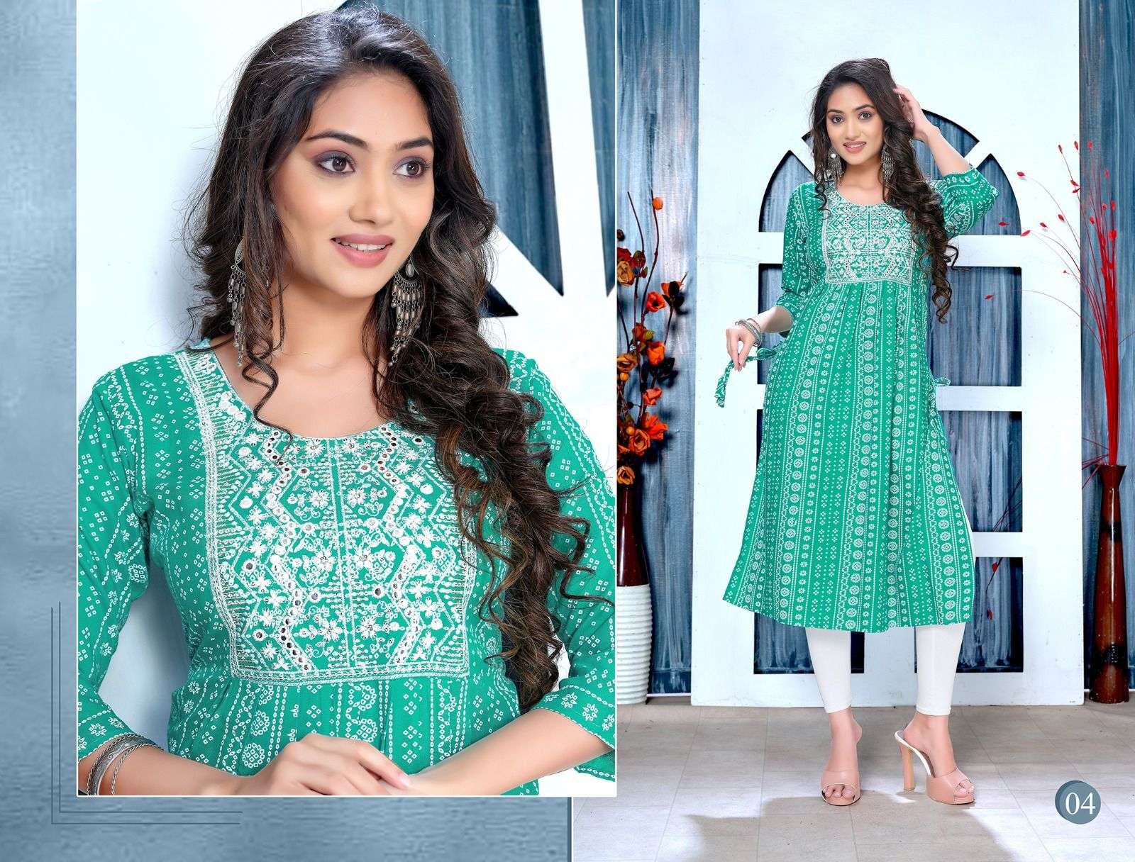 Golden BlissFull-2 Kurti Wholesale catalog