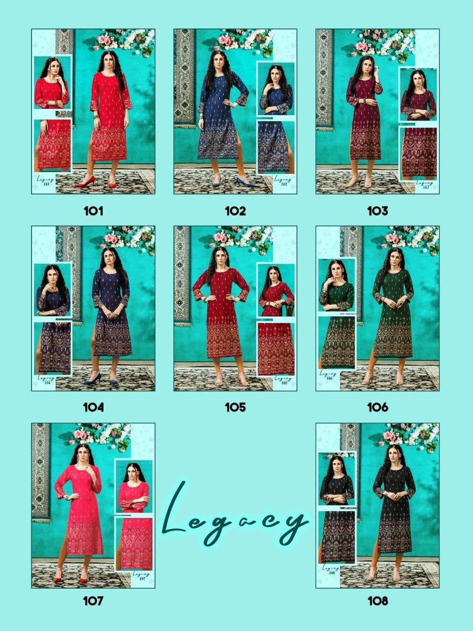 Golden Legacy Vol.1 Kurti Wholesale catalog