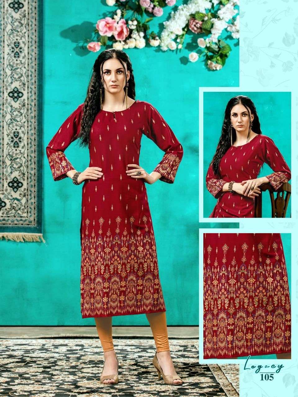 Golden Legacy Vol.1 Kurti Wholesale catalog
