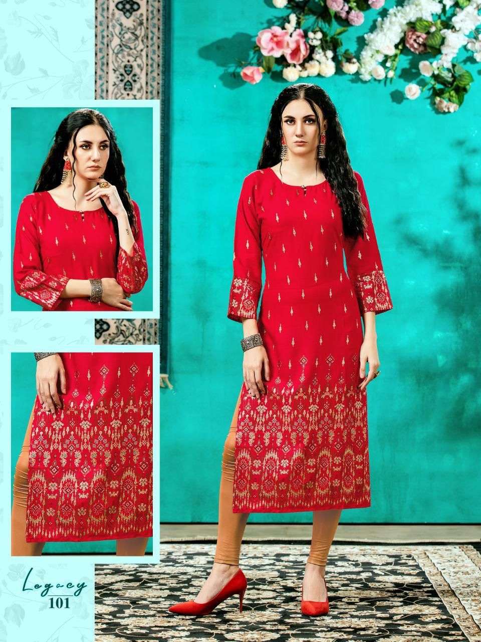 Golden Legacy Vol.1 Kurti Wholesale catalog