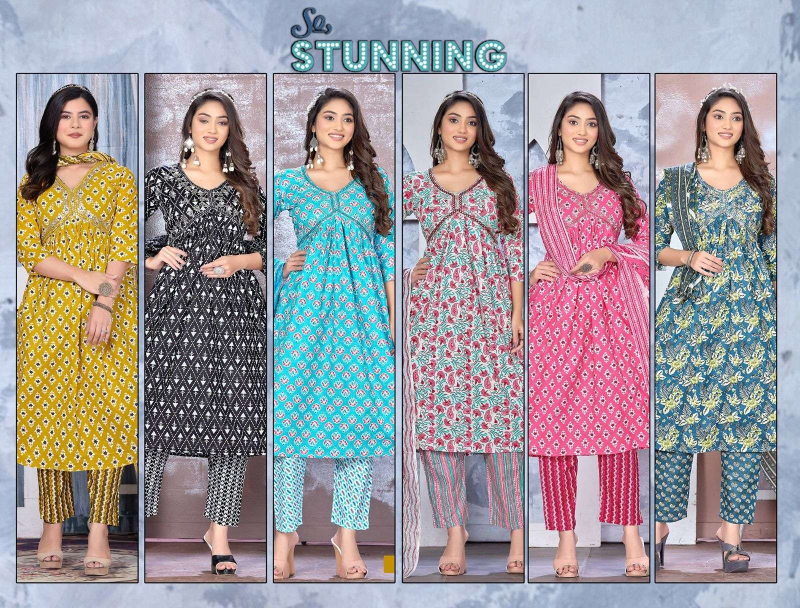 Golden So Stunning Kurti Wholesale catalog