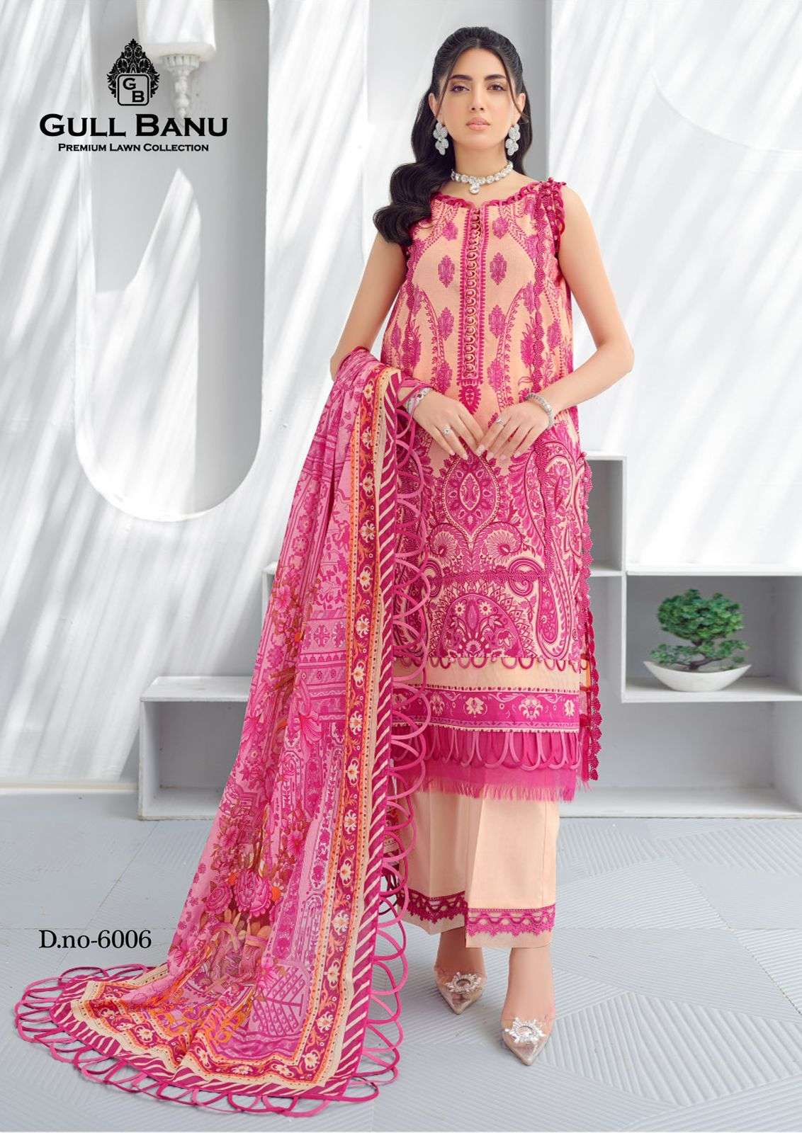 Gull A Ahmed Gull Banu Vol 6 Dress Material Wholesale catalog
