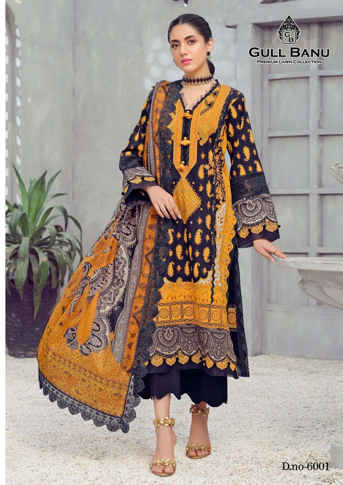 Gull A Ahmed Gull Banu Vol 6 Dress Material Wholesale catalog