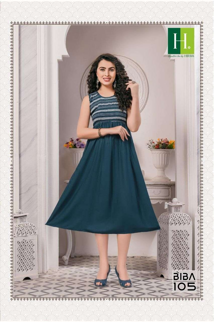 HIRWA BIBA VOL.2 Kurti Wholesale catalog