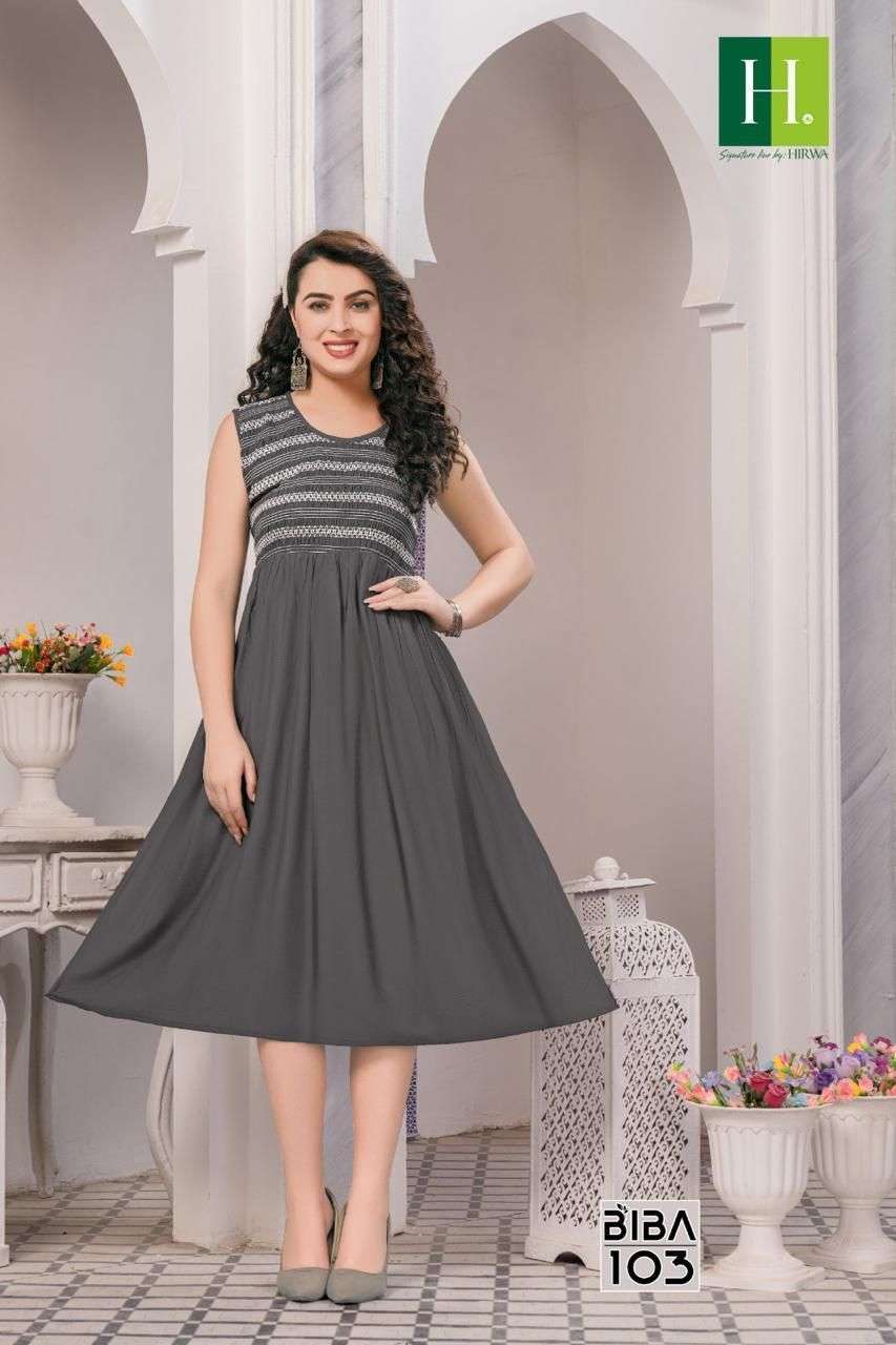 HIRWA BIBA VOL.2 Kurti Wholesale catalog