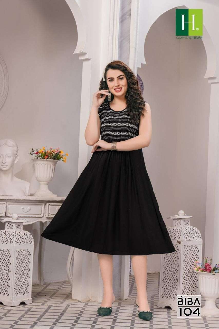 HIRWA BIBA VOL.2 Kurti Wholesale catalog
