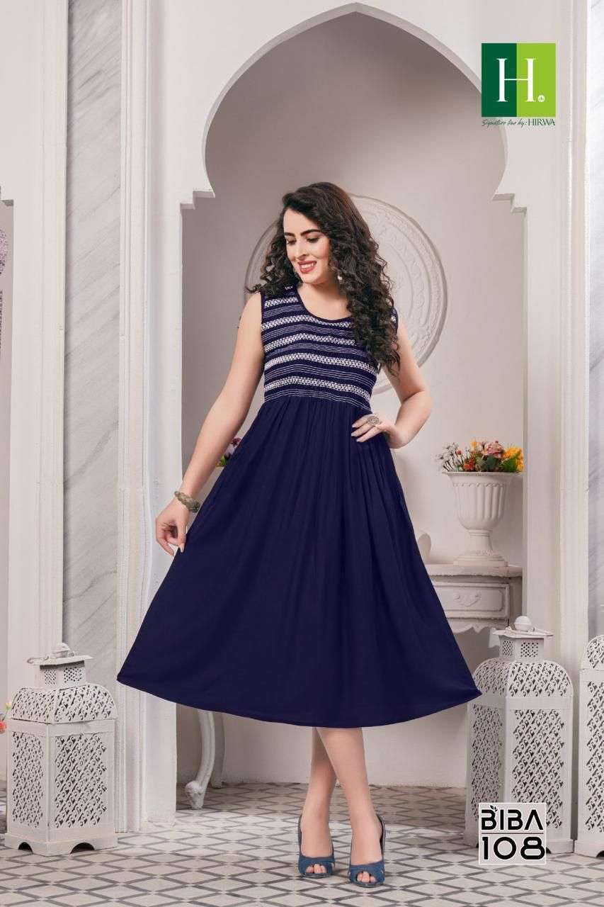HIRWA BIBA VOL.2 Kurti Wholesale catalog