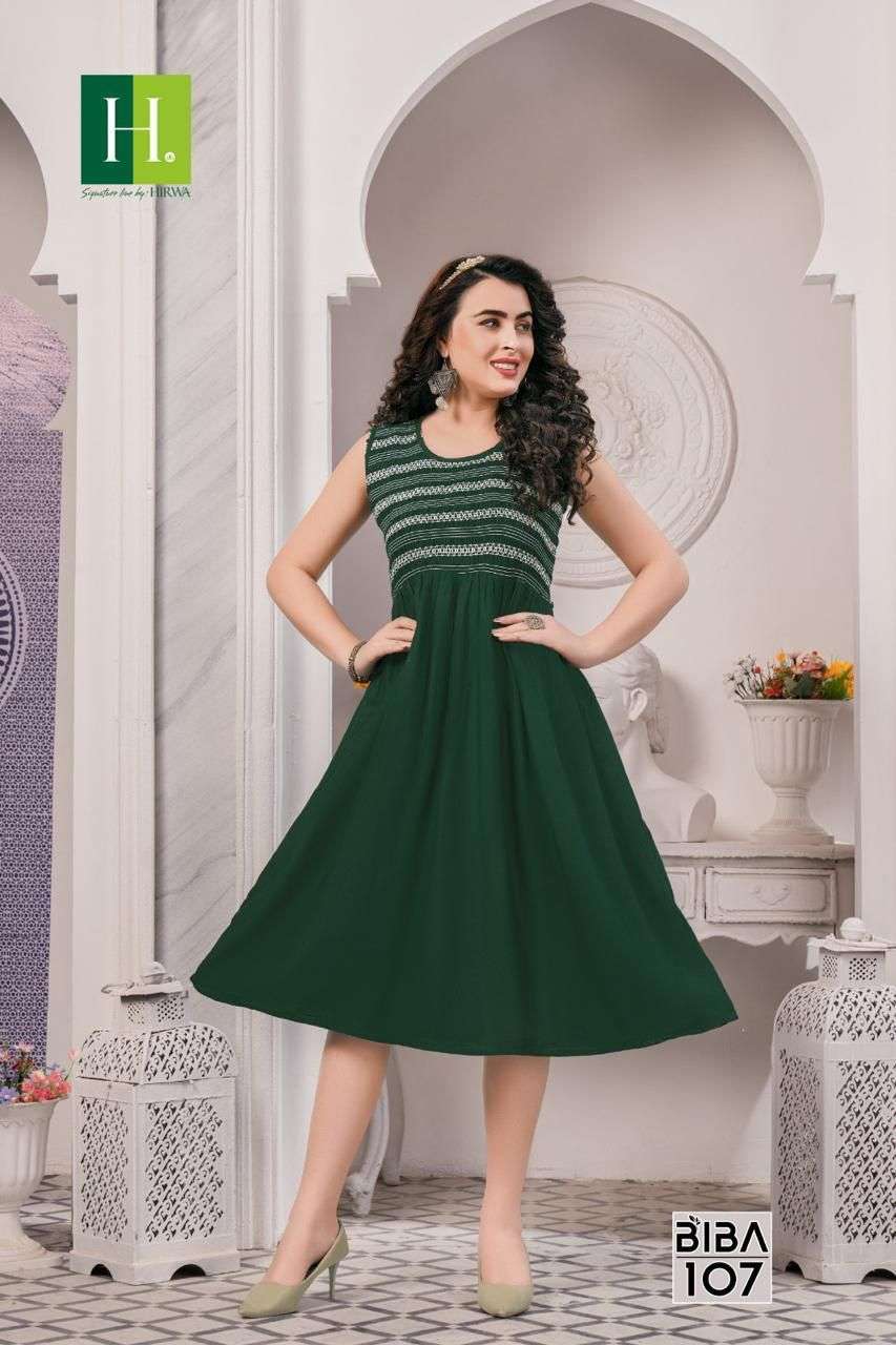 HIRWA BIBA VOL.2 Kurti Wholesale catalog