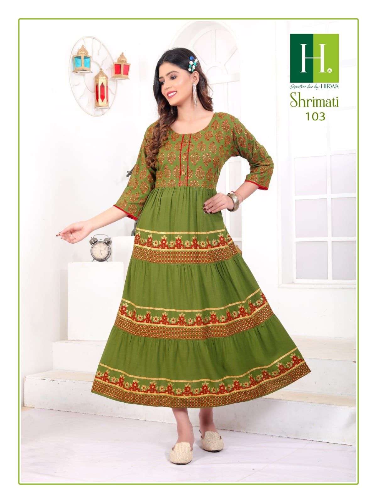 HIRWA SHRIMATI VOL-2 Kurti Wholesale catalog