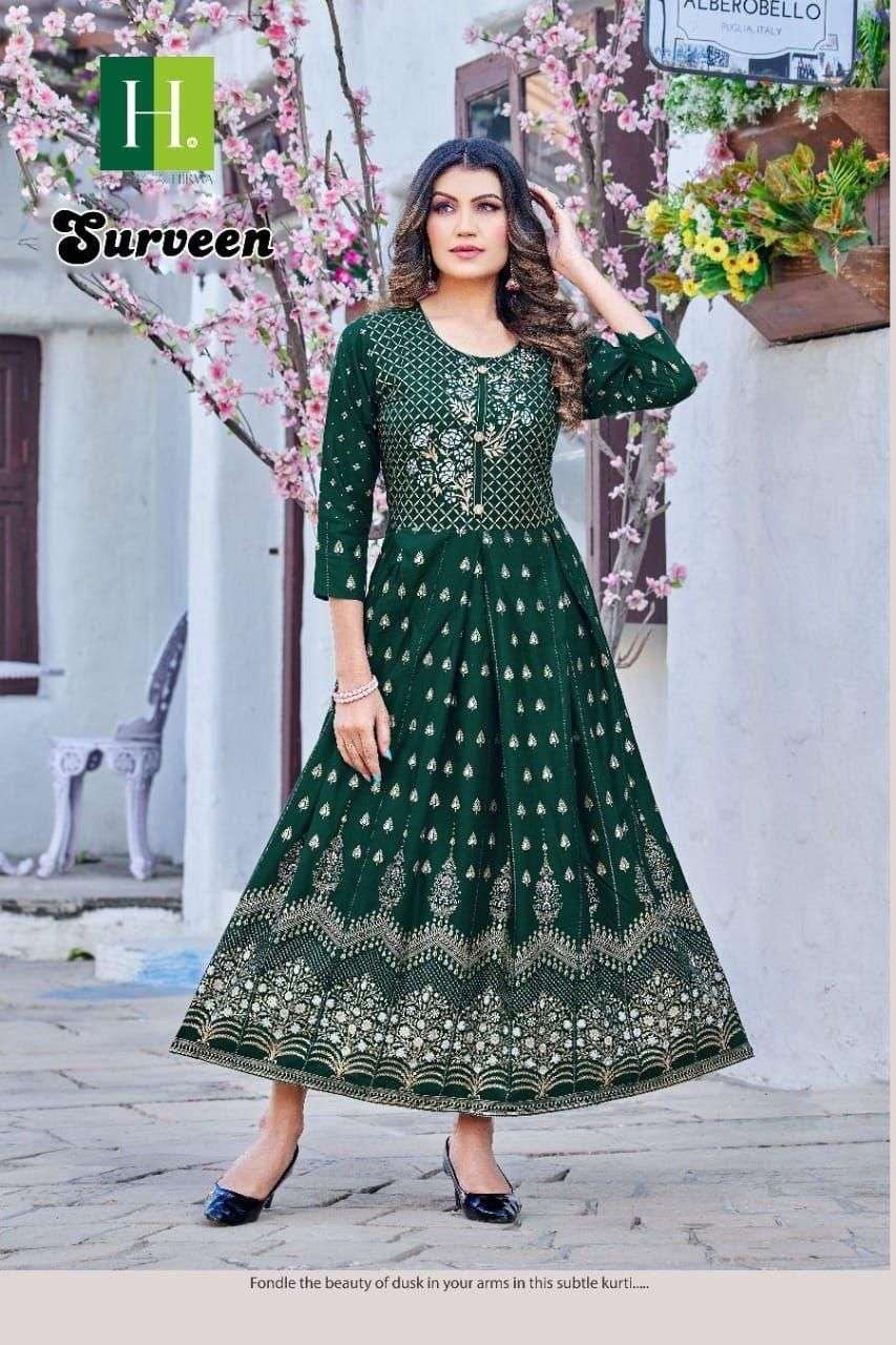 HIRWA SURVEEN VOL.2 Kurti Wholesale catalog